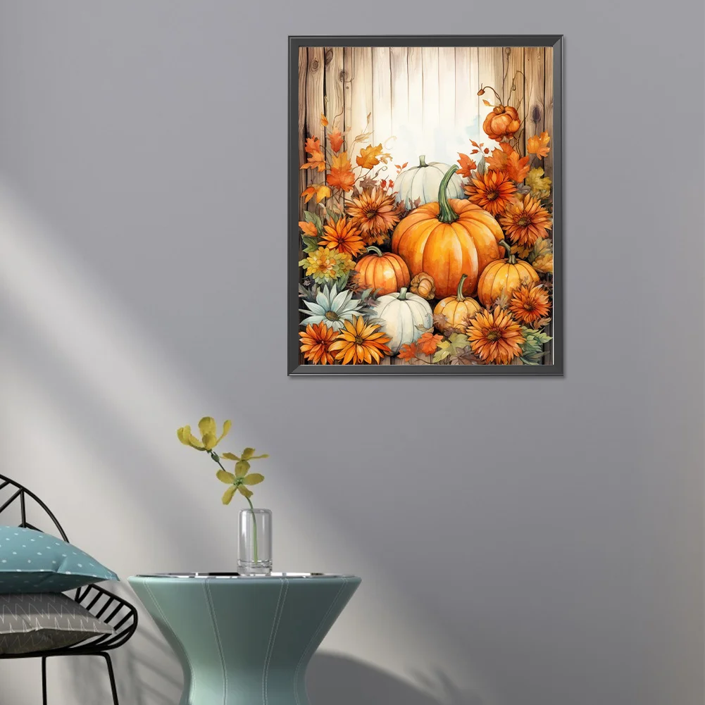 Full Round Diamond Painting 40*50cm - Pumpkin