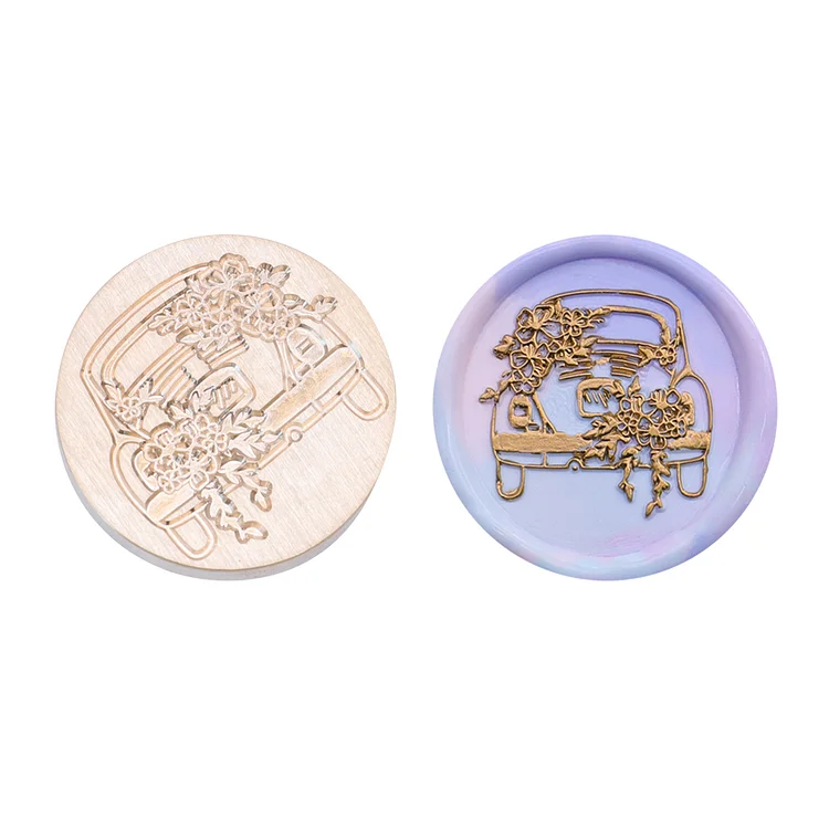 Diy Fire Lacquer Round Sealing Wax Stamp Head 25Mm gbfke