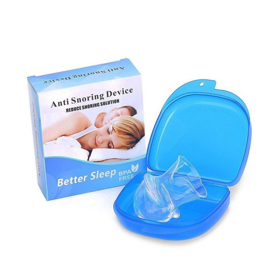 Anti Snoring Tongue Device Stop Snoring SolutionMouthpiece with Protect case