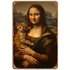 Funny Mona Lisa - Vintage Metal Signs(8*12Inch/12*16Inch)