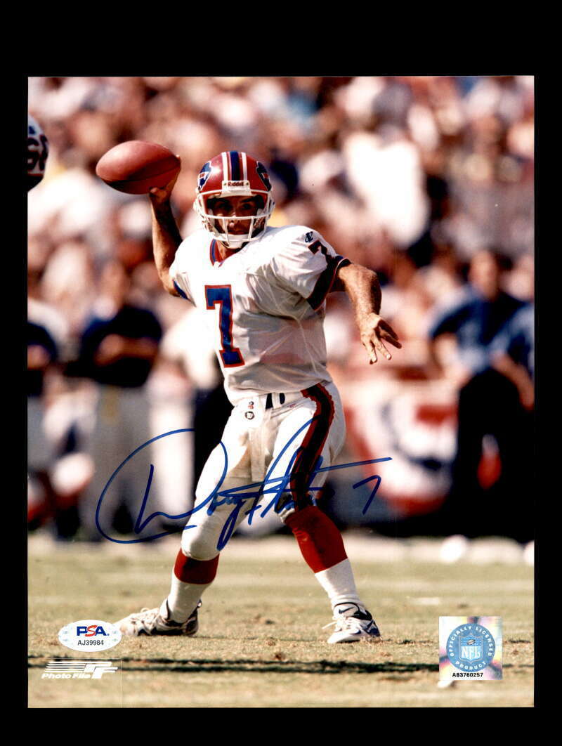 Doug Flutie PSA DNA Signed Coa 8x10 Autograph Photo Poster painting