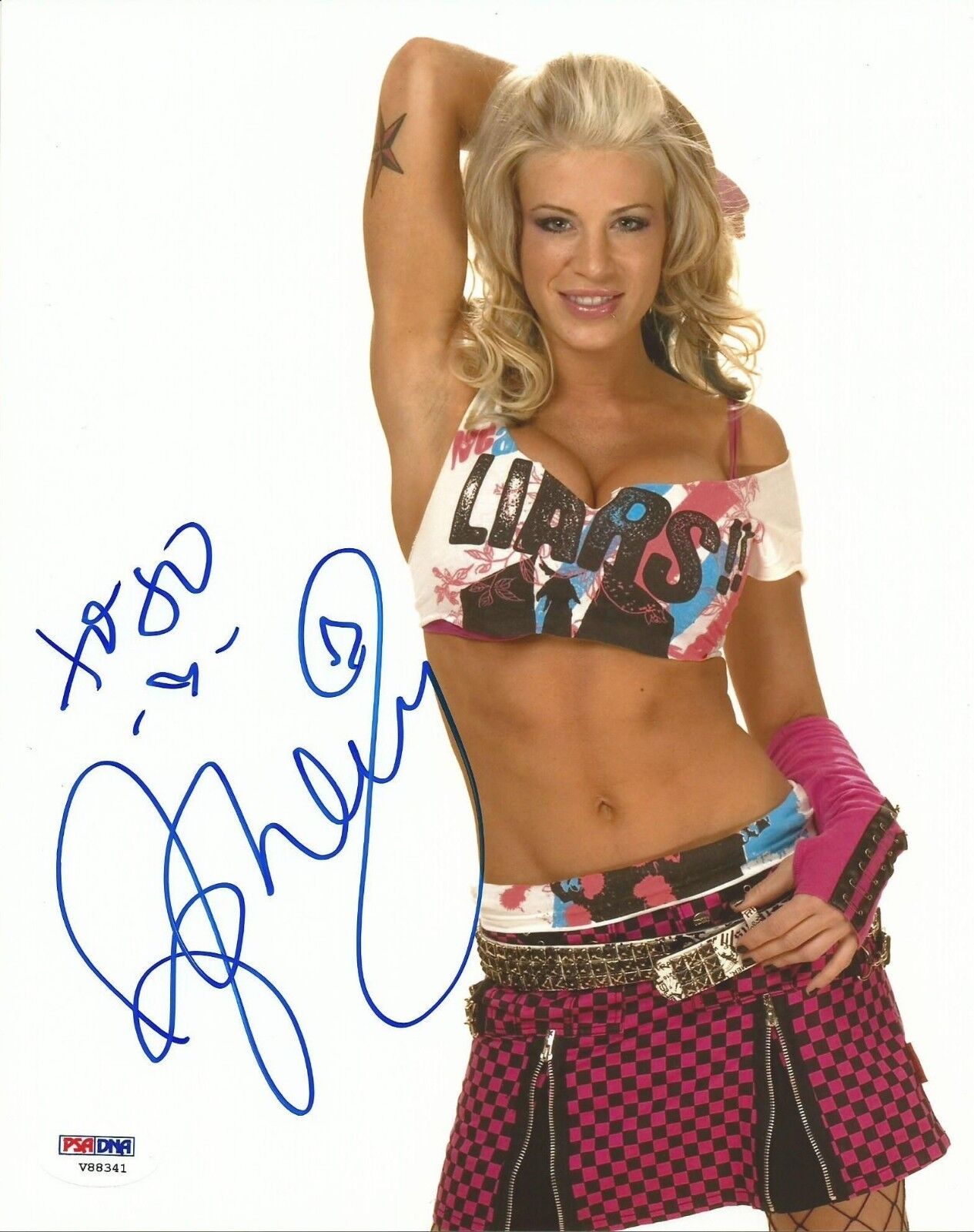 Ashley Massaro Signed WWE 8x10 Photo Poster painting PSA/DNA COA Picture Autograph Playboy Diva