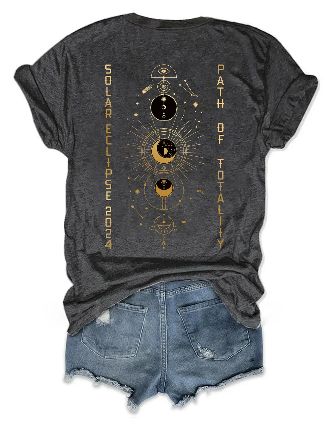 Path of Totality Total Solar Eclipse T-shirt