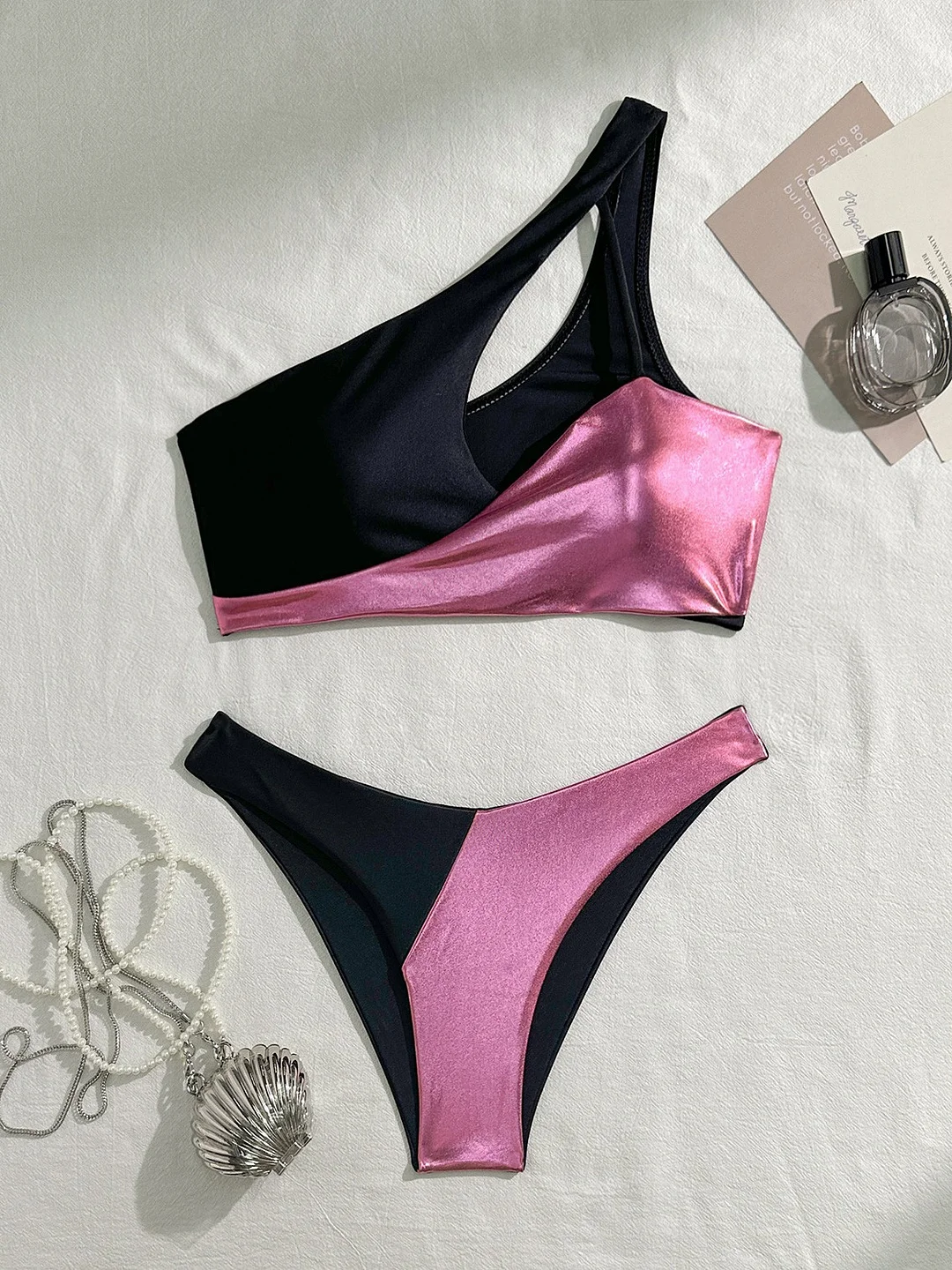 Churchf 2024 New Sexy Split Splicing Hot Hot Swimsuit Swimsuit Bikini Bikini