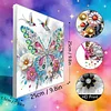 (Pre-Framed)Butterfly-Special Shape Diamond Painting Kit(25x25cm)