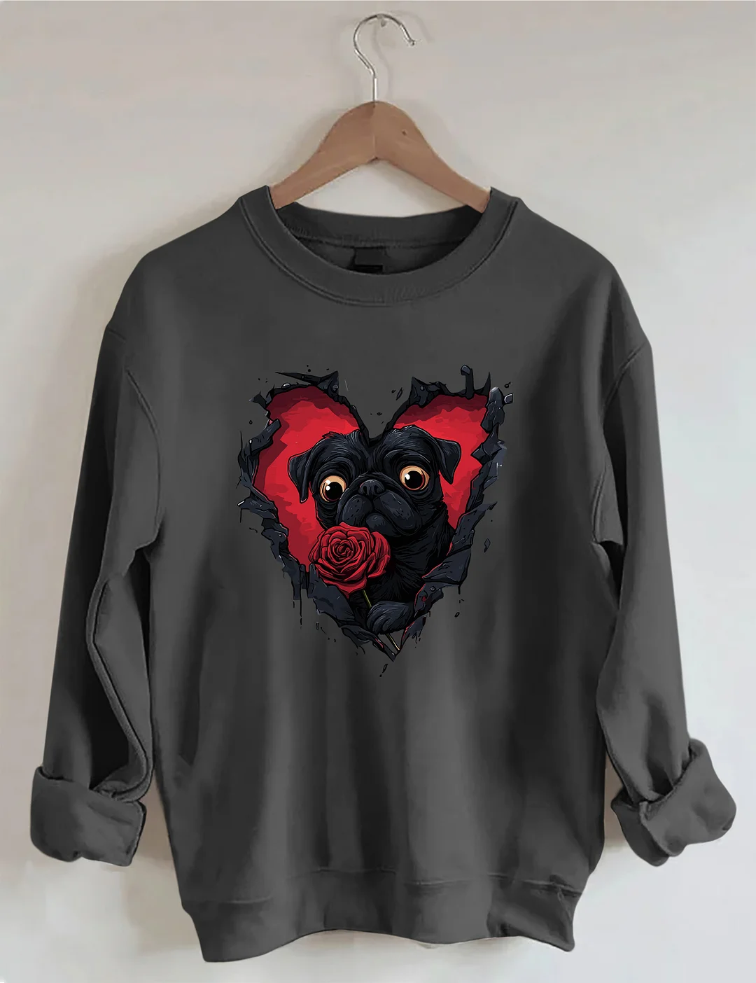 Dog Lover Valentine Sweatshirt