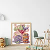 Halloween Desserts-14CT Stamped Cross Stitch 17*18cm/6.69*7.09in tapestrymarket