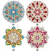DIY Double Layer Rotatable Mandala Diamond Painting Hanging Kits Crystal Rhinestone Art Pendants for Adults Gift Home Wall 