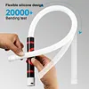 Flexible LED Flashlight Stick Rechargeable 28 Inch Bendable Mechanic Light with 3 Brightness Modes Work Light for Mechanics Car Repairs Inspections Tight Spaces