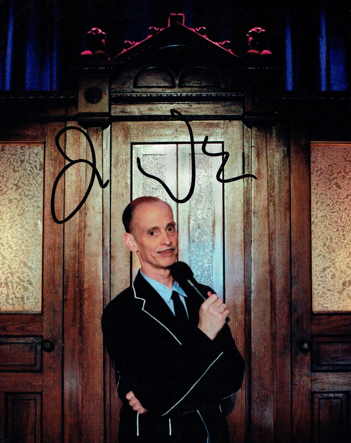 John WATERS SIGNED 10x8 Photo Poster painting AFTAL Autograph COA Film Director Comedian