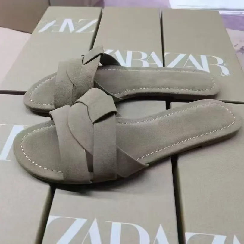 Breakj Breakj Home 2025 New Wearing Sandals Women's Fashion Leather Shoes
