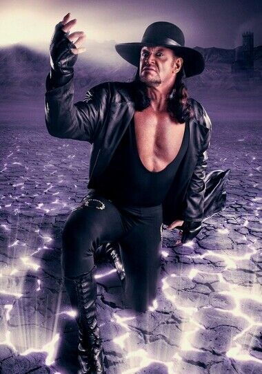 UNDERTAKER WWE POSTER - Photo Poster painting QUALITY INSERT -  POST!