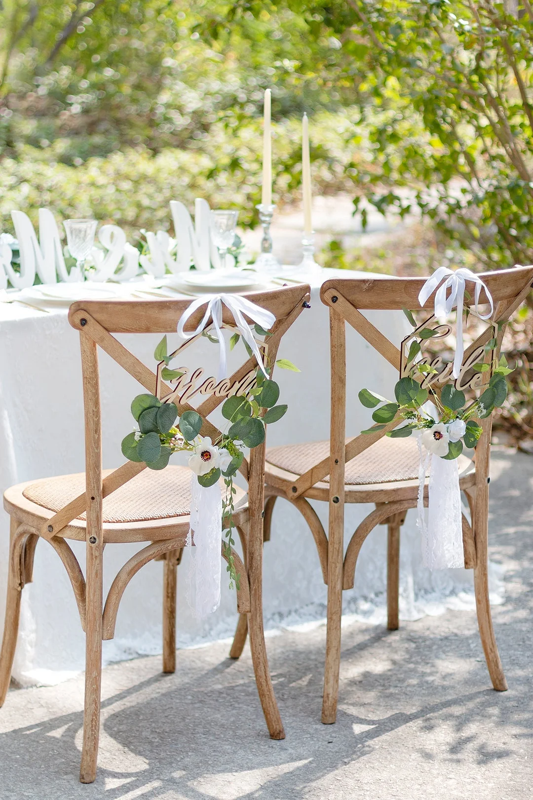 Couple Chair Floral Decor