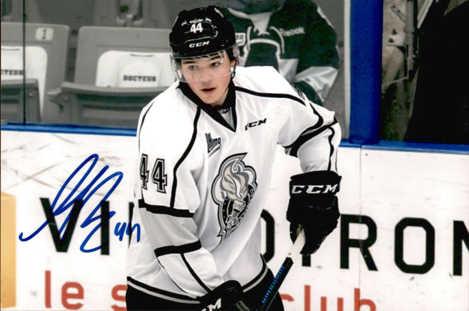 Gabriel Bilodeau SIGNED autographed 4x6 Photo Poster painting GATINEAU OLYMPIQUES