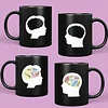Thermochromic Coffee Mug Gamer Nerd Men Retro 90s Lover