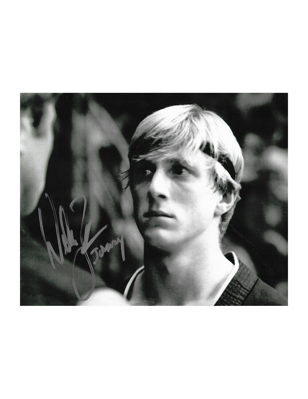 10x8 Karate Kid Print Signed by William Zabka 100% Authentic + COA