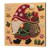 S&eacute;rie de No&euml;l : kits artistiques de peinture en perles &agrave; cadre en bois DIY 20x20cm