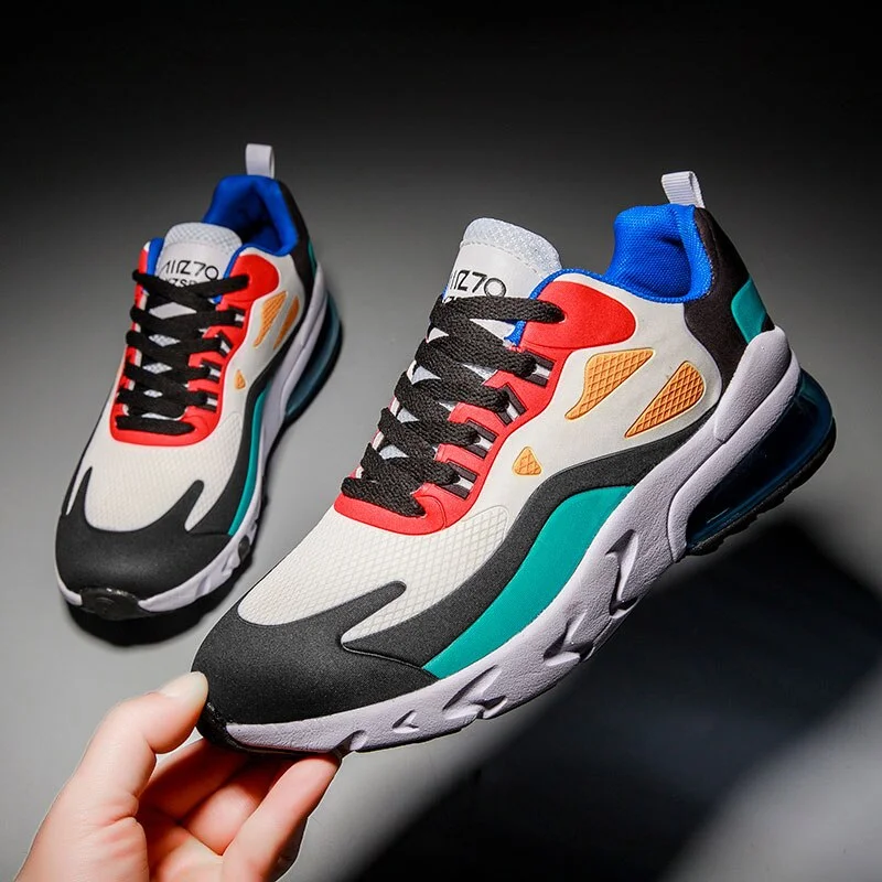 MWY  Retro Casual Shoes Men Breathable Mesh Outdoor Air Cushion  Sneakers Zapatillas De Hombre Walking Trainers Plus Size 47