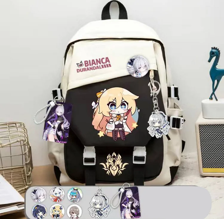 Honkai 3d Characters Backpack +8 gifts