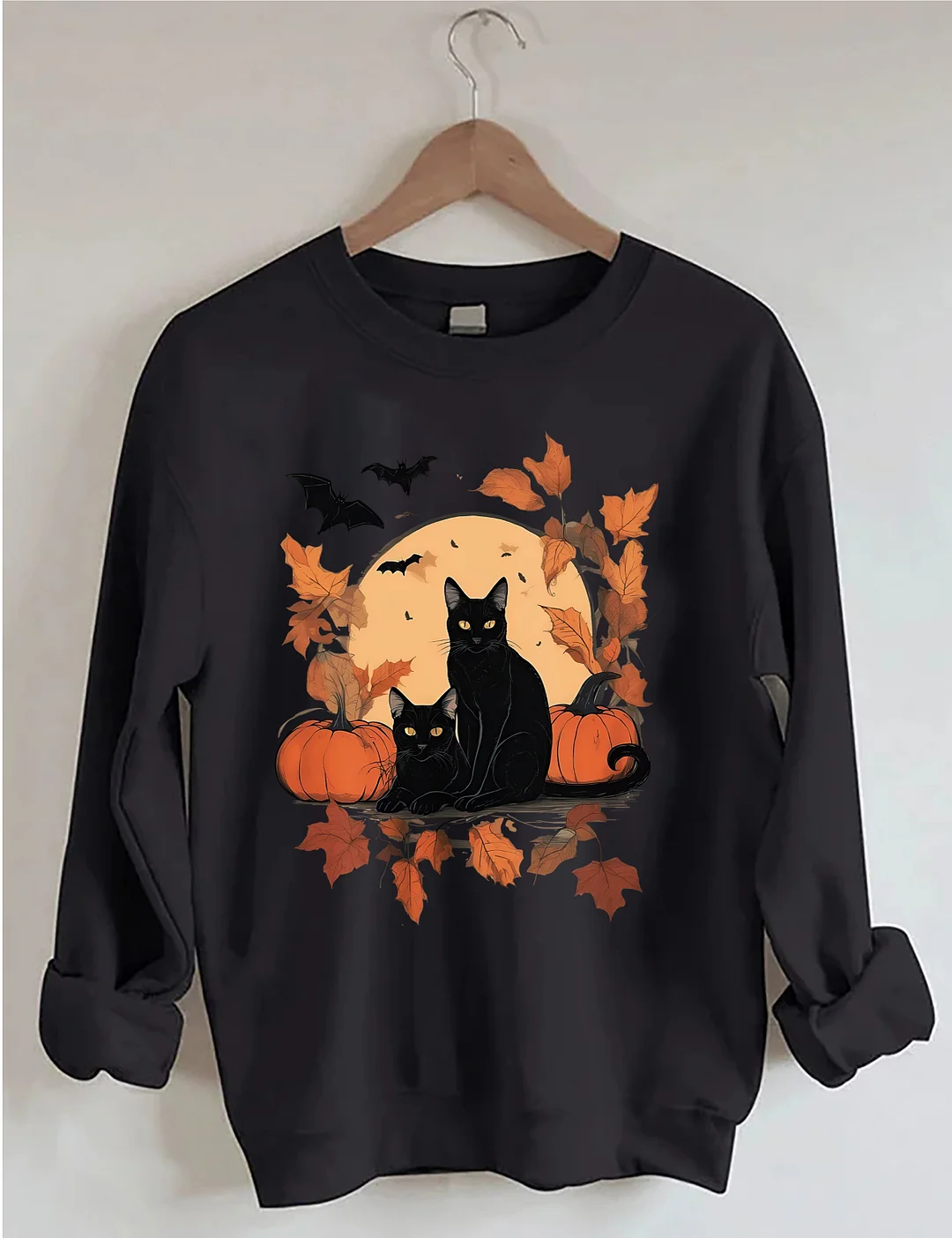 Halloween Cat Sweatshirt