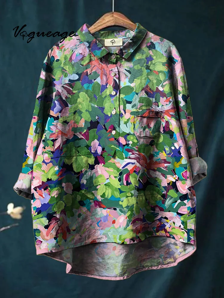Women's Colorful Printed Shirt