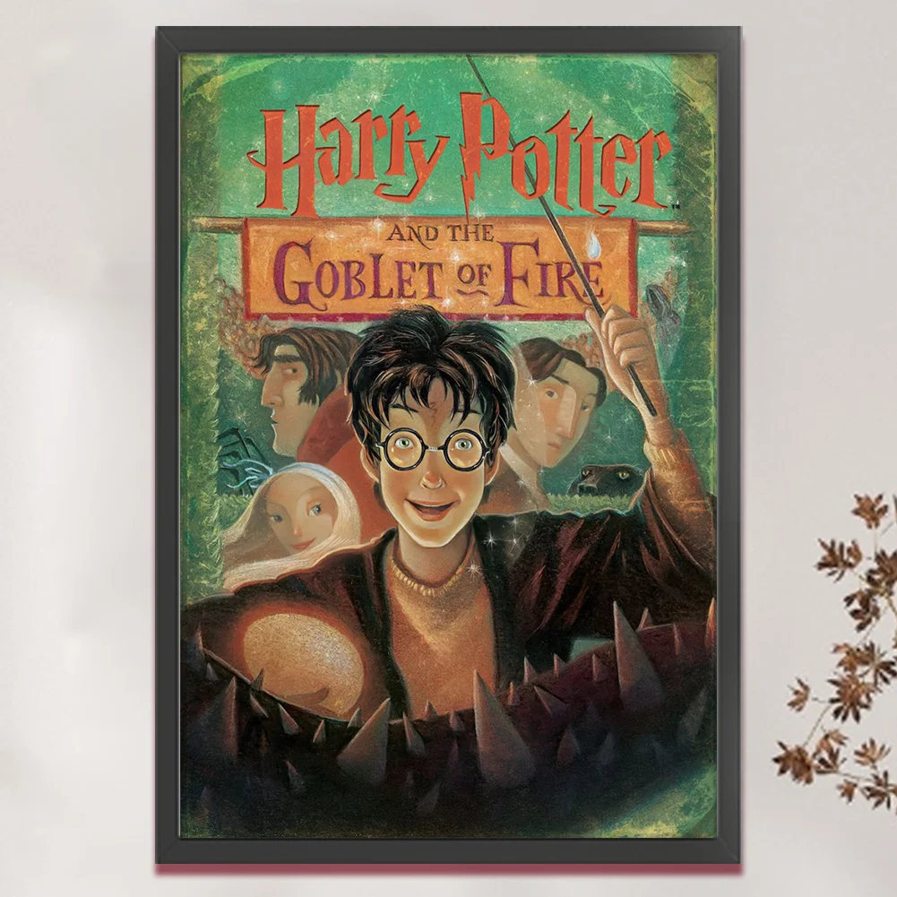 11CT Full Stamped Cross Stitch - Harry Potter Poster4(Canvas|50*70CM)
