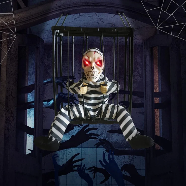 🎃Early Halloween Sale - Glowing Motion Skeleton Prisoner