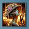 (Multi-Style)Elegant Butterfly Girl-Partial Special Shaped Diamond Painting 30*30cm