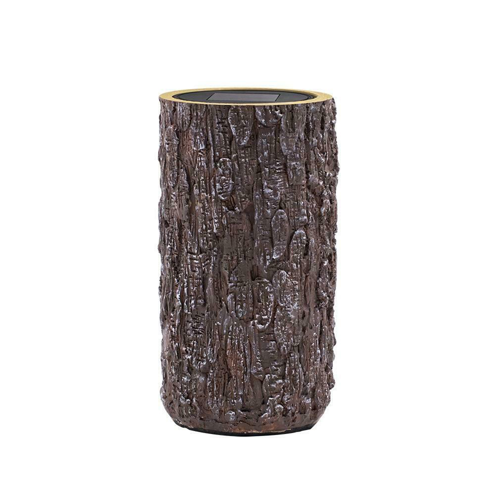 

4.2 inch Solar Stump LED Lamp Warm Light Waterproof Yard Decor Night Light, 501 Original