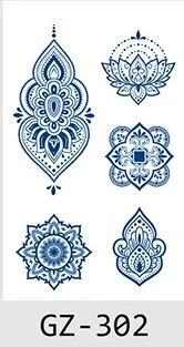 Drop Shipping Temporary Tattoo Stickers Sexy Flowers Juice Ink Lasting Girl Arm Neck Back Waist Buttocks Fake Tatoo Hot Sale DIY