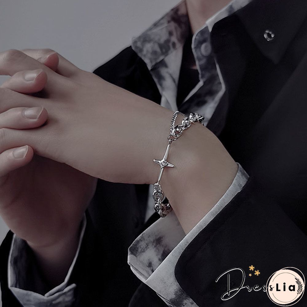 Men's & Women's Fashion Titanium Steel Clavicle Necklace