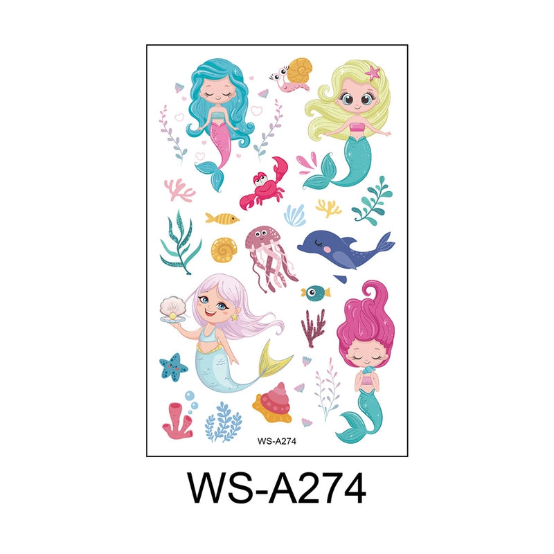 Mermaid Pet Tattoos & Body Art 1 Piece