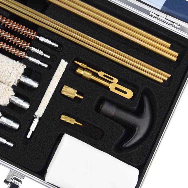 Shotgun Tube Brush Tools Cleaning Kit 28PCS with Brass/Aluminum Rods for All Gun  