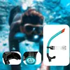 Semi-Dry Snorkel Diving Snorkel Tube One-Way Purge Valve for Snorkeling Swimming