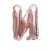 20PCS English Letters 16" Aluminum Film Golden Silver Rose Gold Balloons Birthday Party Decor