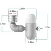 Faucet extender small fountain universal rotating adjustable pressurized four-speed splash water bubbler