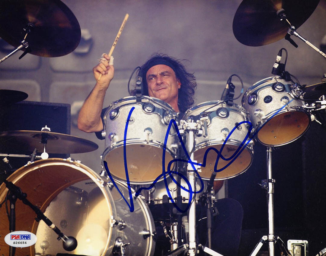 Vinny Appice SIGNED 8x10 Photo Poster painting Drummer Dio Black Sabbath PSA/DNA AUTOGRAPHED