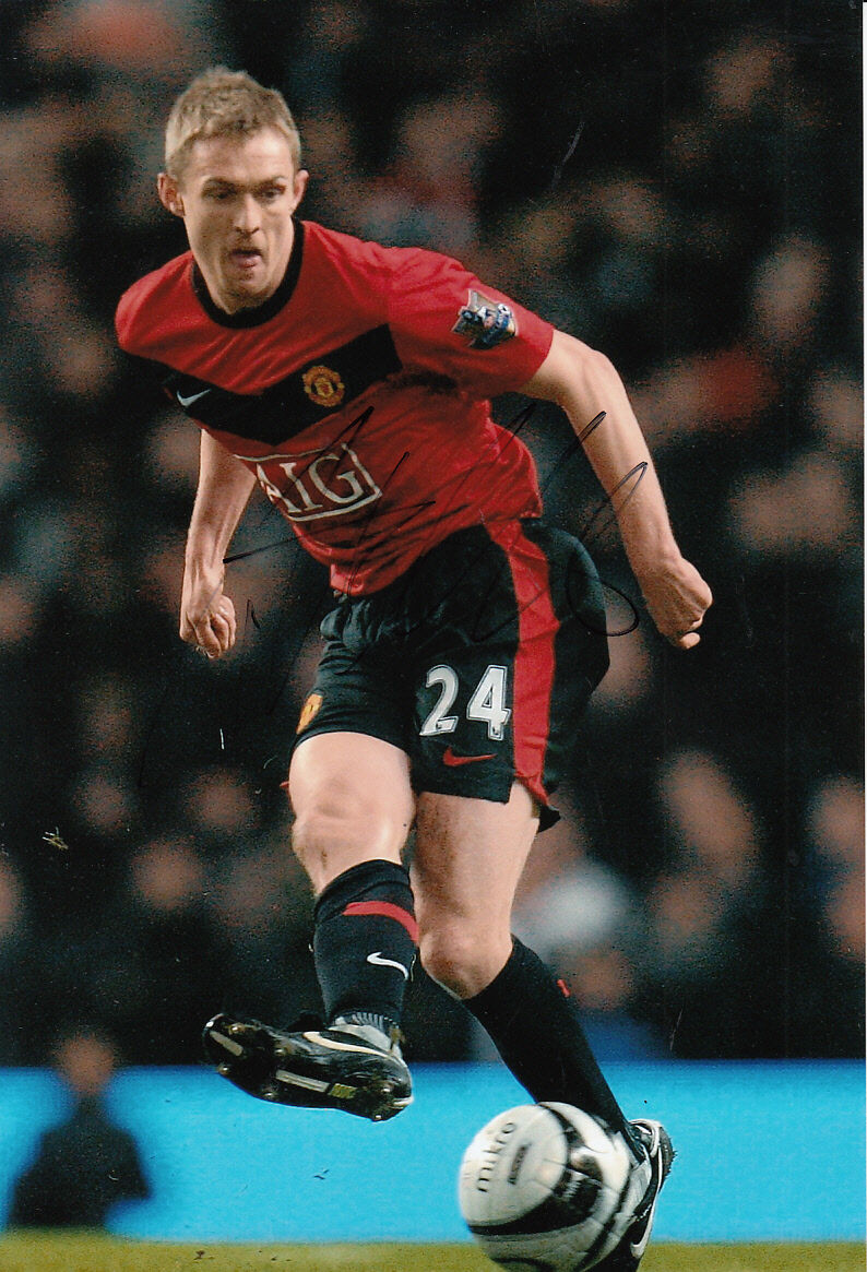 Manchester United Hand Signed Darren Fletcher Photo Poster painting 12x8.