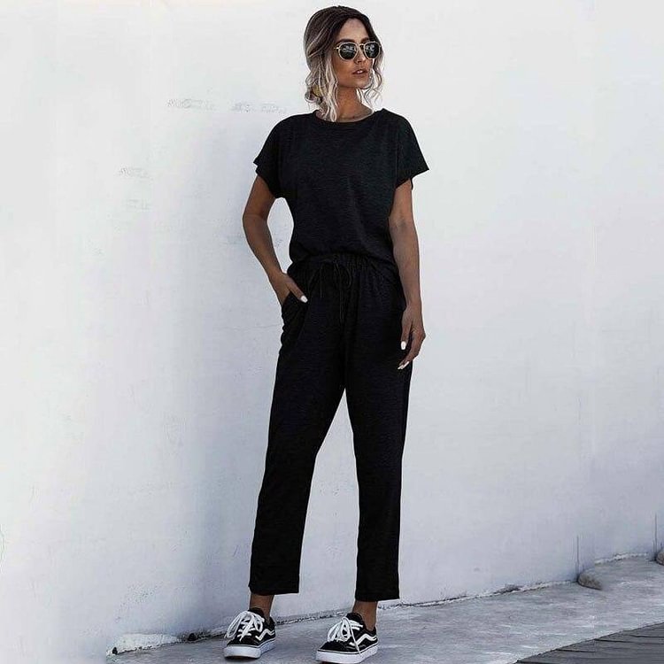 Spring Summer Plus Size 2 Piece Set Women Casual Sweat Suits Female Short Sleeve Tracksuit Set Women 2 Piece XXXL