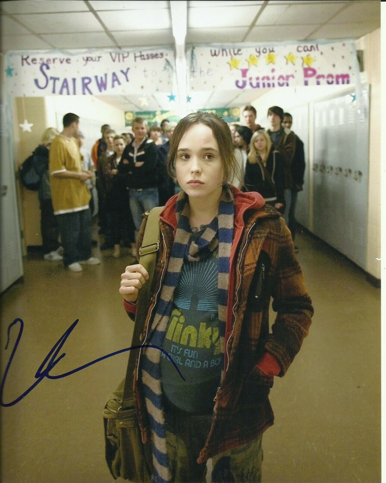 ELLEN PAGE SIGNED JUNO Photo Poster painting UACC REG 242 (2)