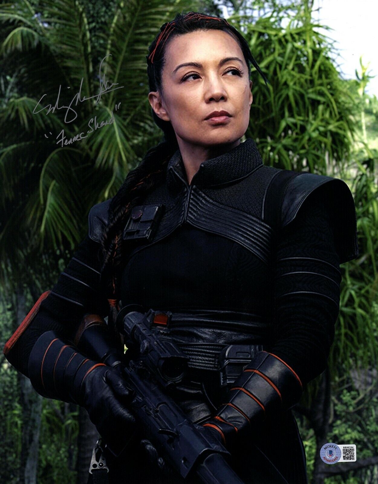 MING-NA WEN Signed Photo Poster painting 11x14 MANDALORIAN Fennec Shand