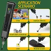 Electric Vacuum Chuck Suction Pen Anti-static & 3 Suction Cups for IC Component