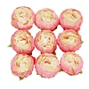 10 Pack | 3" Coral Artificial Silk DIY Craft Peony Flower Heads