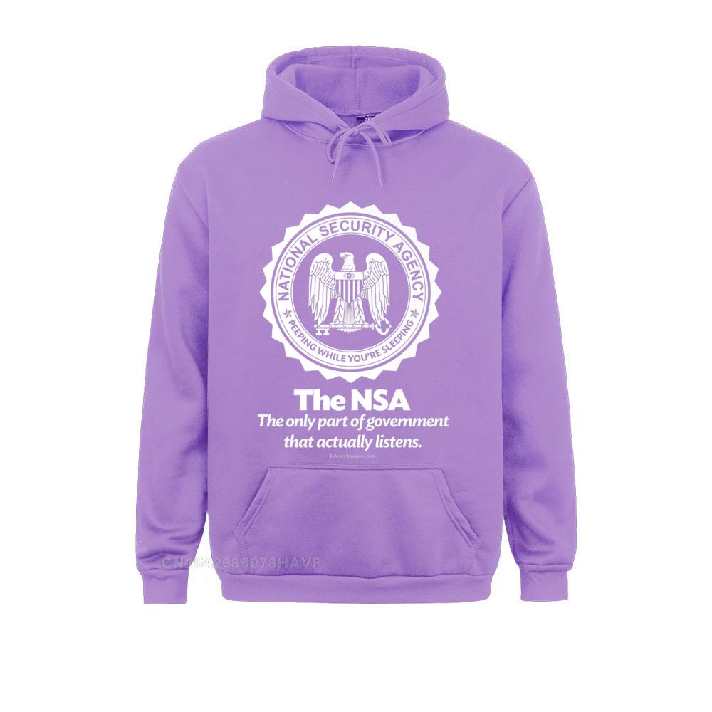 Cotton Tshirt The NSA The Only Part Of Government That Actually Listens Long Sleeve Hoodies Women's Sweatshirts Comfortable Sportswears Newest t -shirt Tee