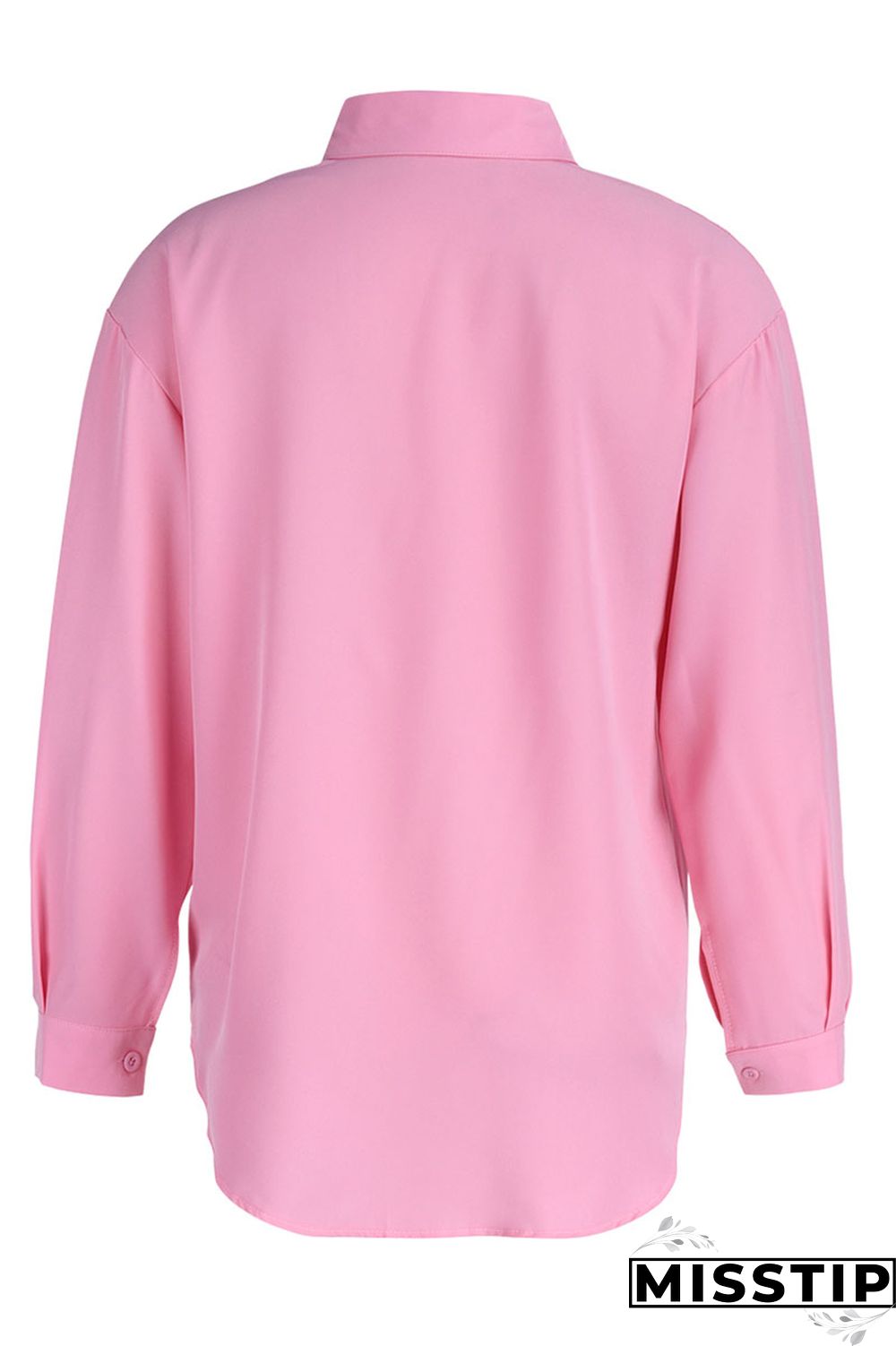 Green Casual Solid Patchwork Buckle Turndown Collar Tops