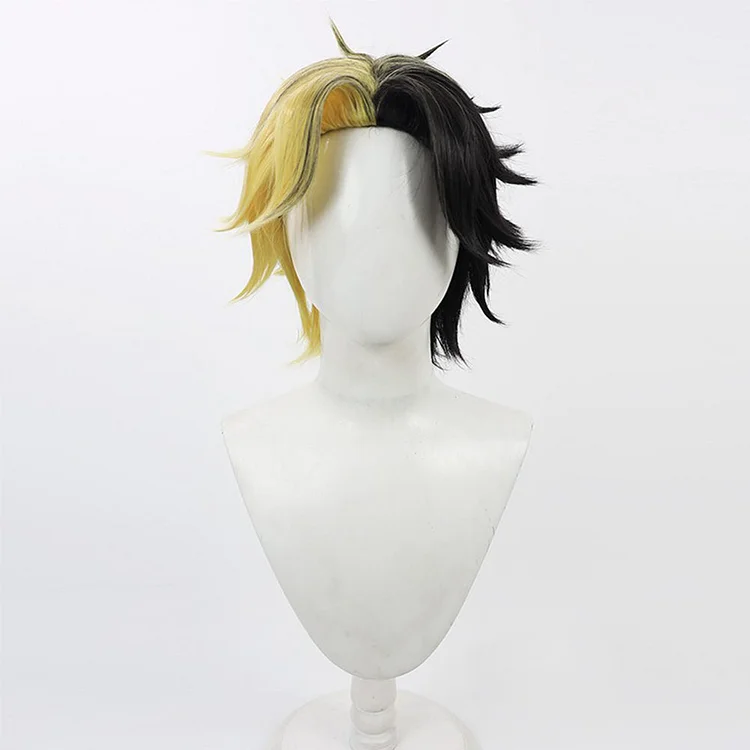 Anime Mashle: Magic And Muscles 2 (2024) Rayne Ames Black And Yellow Wig Cosplay Accessories