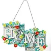 5D DIY Special Shaped Diamond Painting HOME Hanging With Lamp String Kit