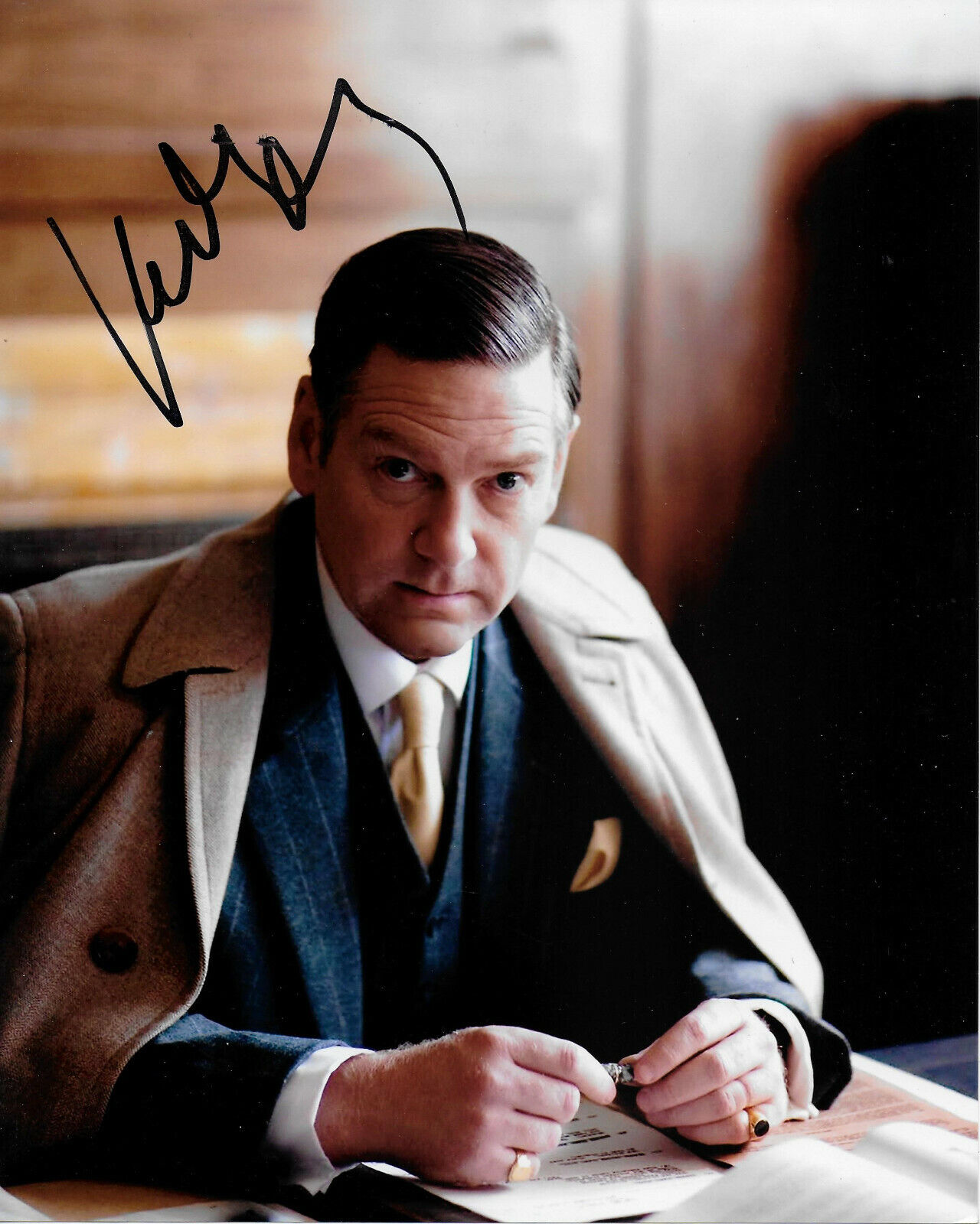 Kenneth Branagh Original Autographed 8X10 Photo Poster painting - My Week with Marilyn