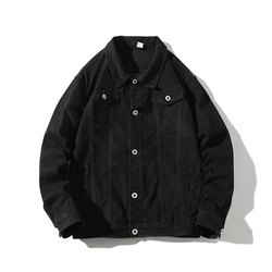 Wholesale Fashion Spring Jacket Denim Big Pocket Solid Color Casual Workwear Jacket For Men