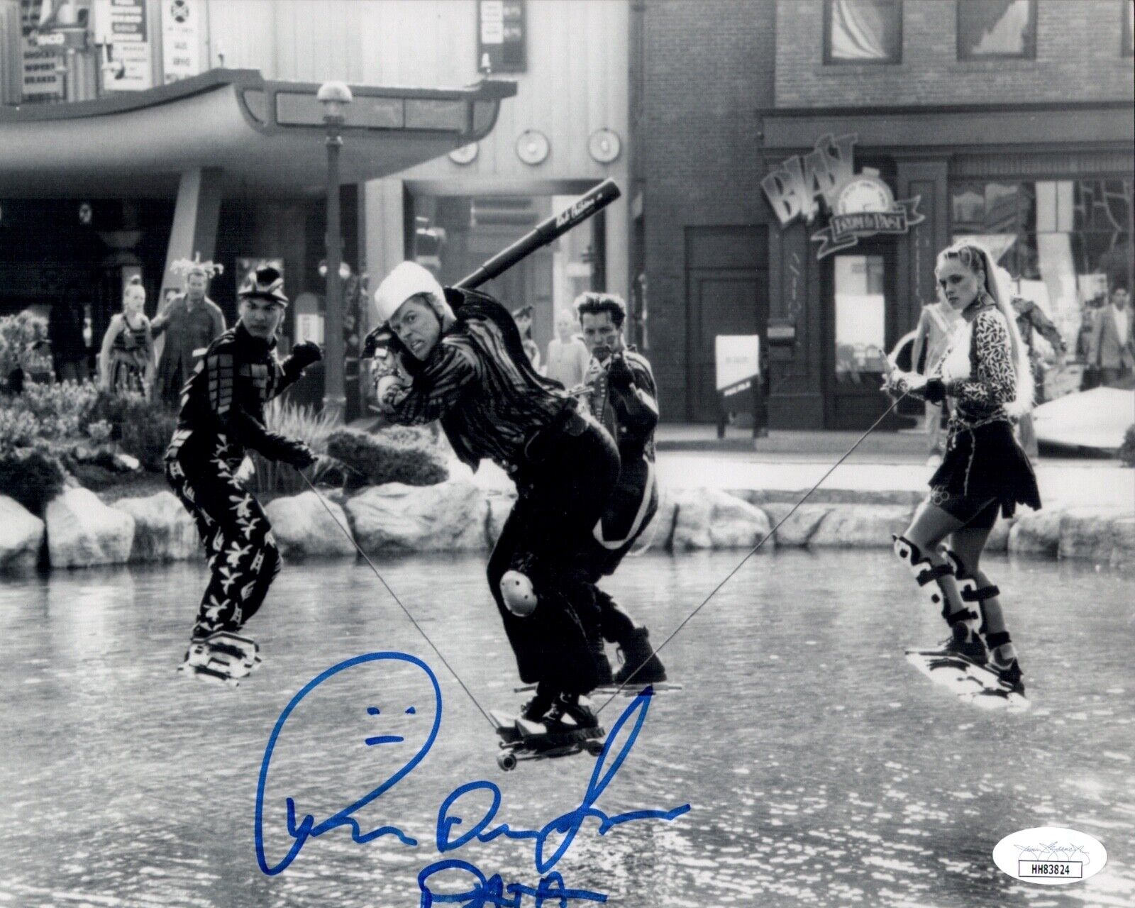 RICKEY DEAN LOGAN Signed 8X10 Photo Poster painting BACK TO THE FUTURE II Autograph JSA COA Cert